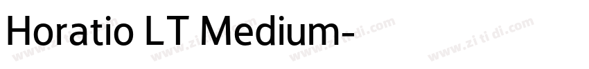 Horatio LT Medium字体转换